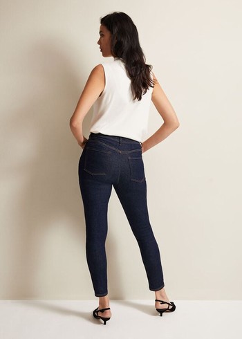 Phase Eight Jelena Super Comfort Skinny Trousers Indigo USA | 3504697-QJ